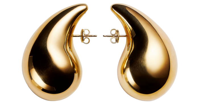 Bottega Veneta gold Drop large earrings, €950