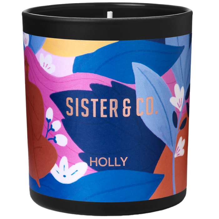 Sister & Co Holly candle, £25. £1 to Solace Women’s Aid