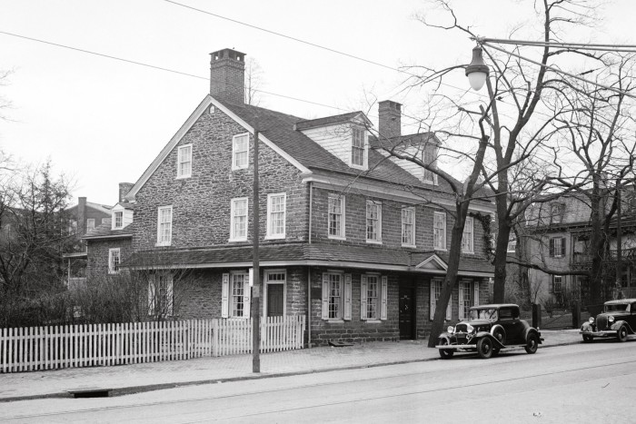 The Johnson House in Philadelphia in 1934, a stop on the Underground Railroad