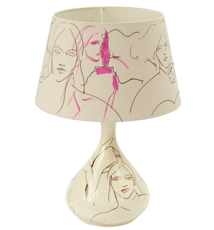 France-Lise McGurn handpainted table lamp, £2,500