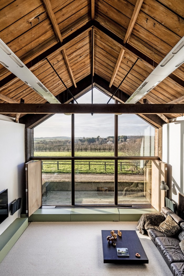 Nicolas Tye replaced a gable end in The Long Barn with glass, £2.4m through The Modern House