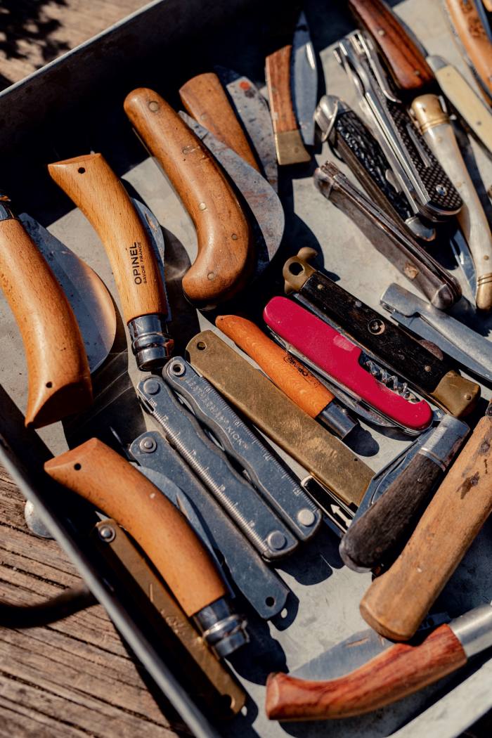 Don’s collection of pocket knives