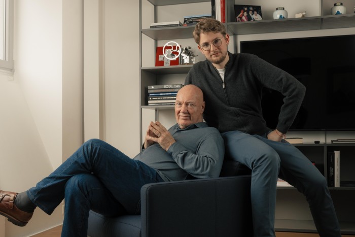 Jean-Claude Biver (left) with his son Pierre