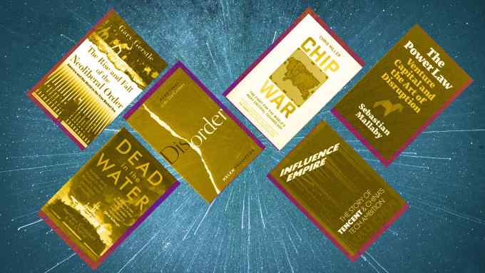 A view of the covers of the six shortlisted books