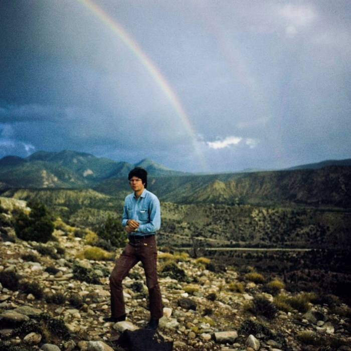 Robert Smithson at Arches National Park in 1971 