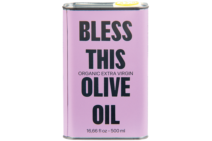 Agricola Due Leoni x Jeremy Deller Bless This Acid House olive oil, £126