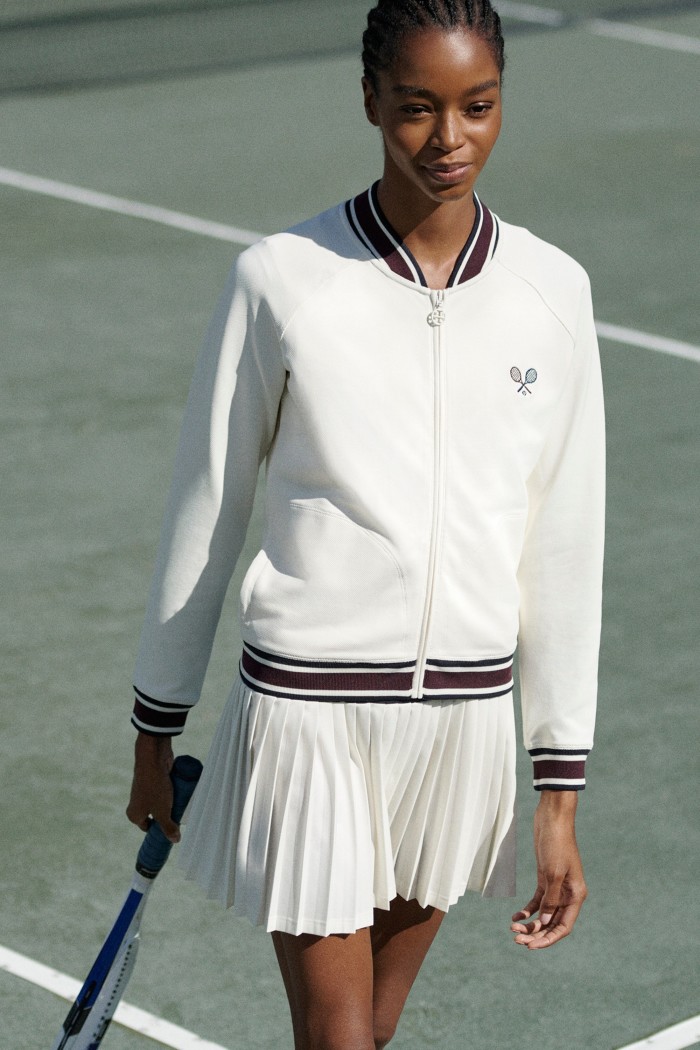 Tory Burch tennis warm-up jacket, £31