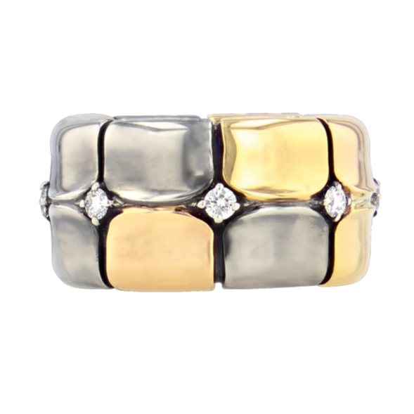 Elie Top gold, silver and diamond Dorsal Bandeau ring, €7,800