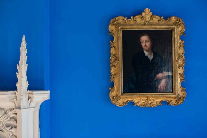 Historic-paint specialist Pedro da Costa Felgueiras used Blue Verditer in a gothic-revival villa