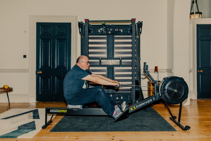 The Pivot creates space for third-party products like a rowing machine