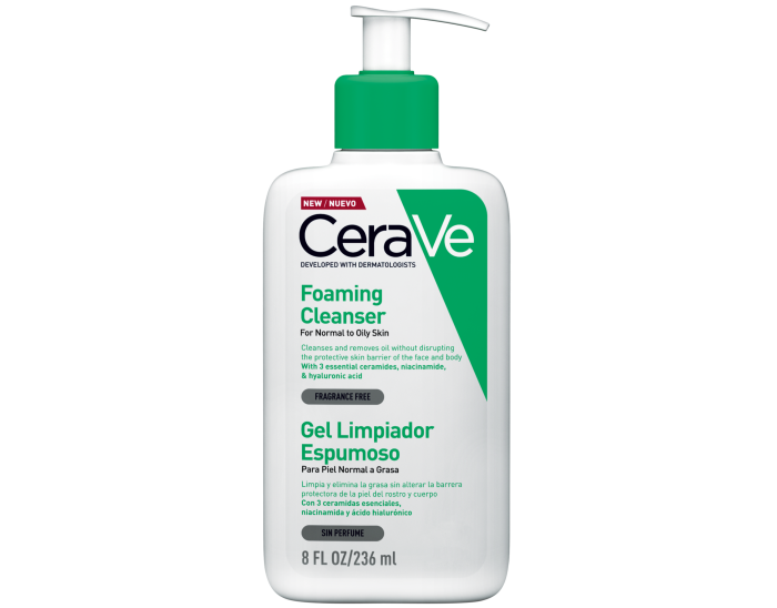 CeraVe Foaming Cleanser, £11.50 for 236ml, lookfantastic.com