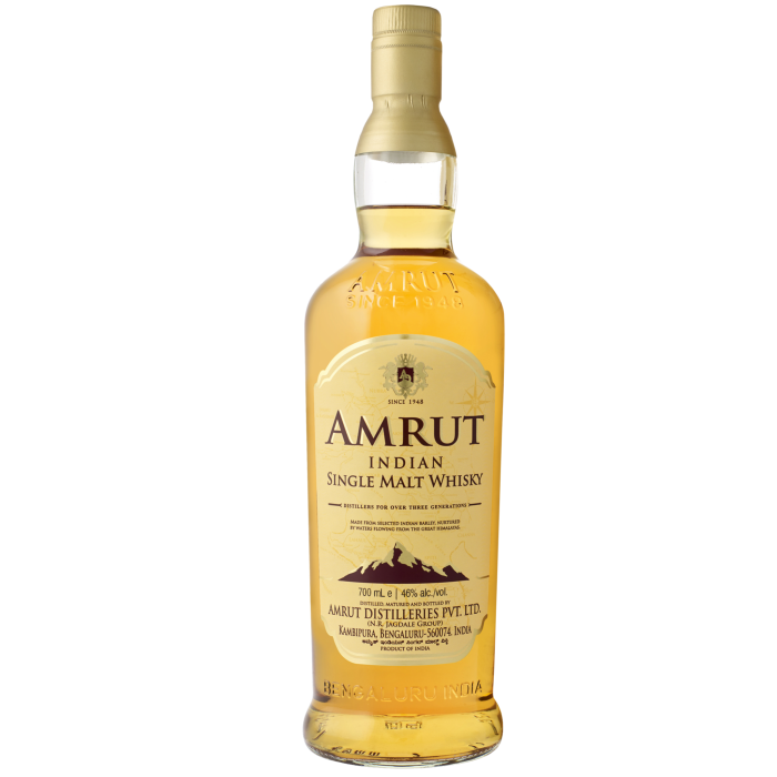 Amrut Single Malt Whisky, £50.25 for 70cl, thewhiskyexchange.com