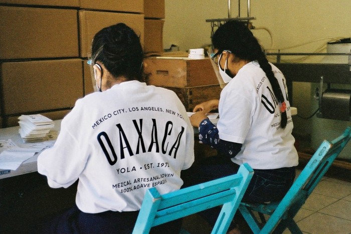 Yola Mezcal’s bottling facility is almost entirely run by local women 