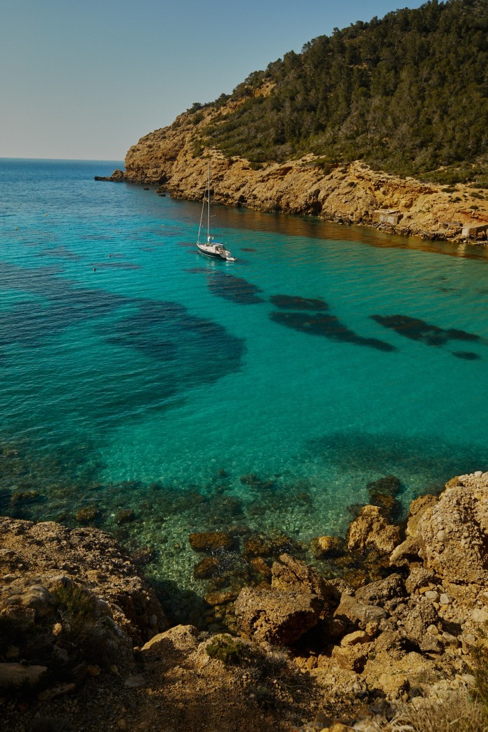 The view from Benirràs beach in the north-west of Ibiza
