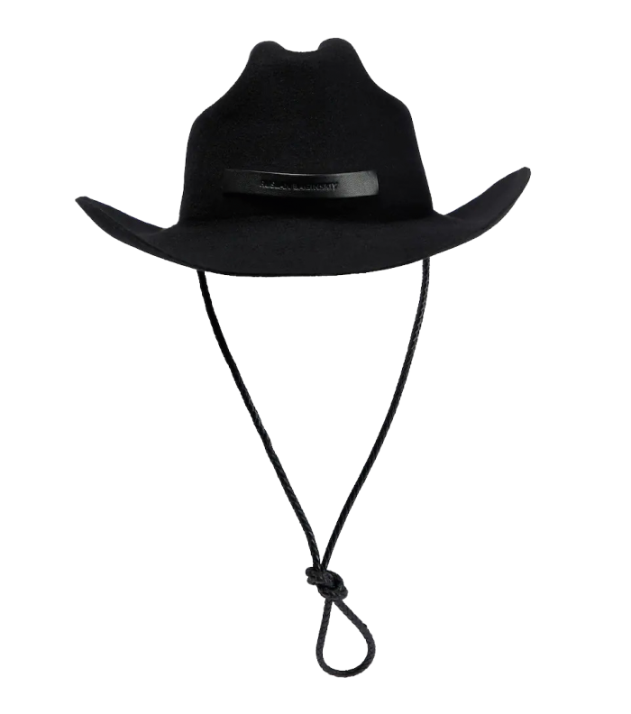 Ruslan Baginskiy leather-trimmed felt cowboy hat, £266, mytheresa.com