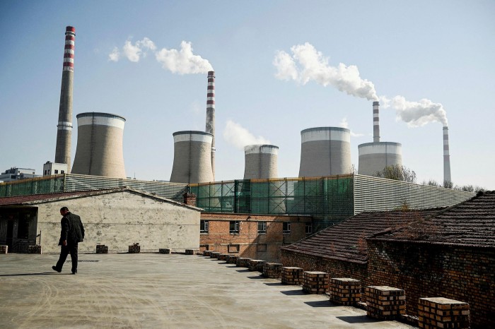 A coal-fired power station in Datong in China’s northern Shanxi province  