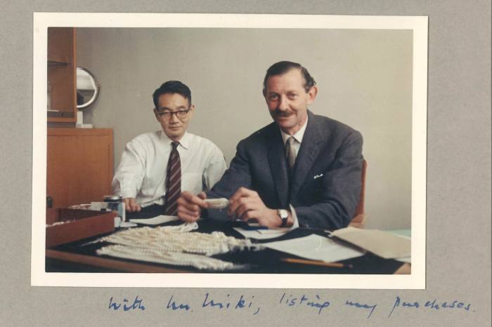 a picture from Anthony Wainwright’s photo album in 1962 about his stone-sourcing journey around the world