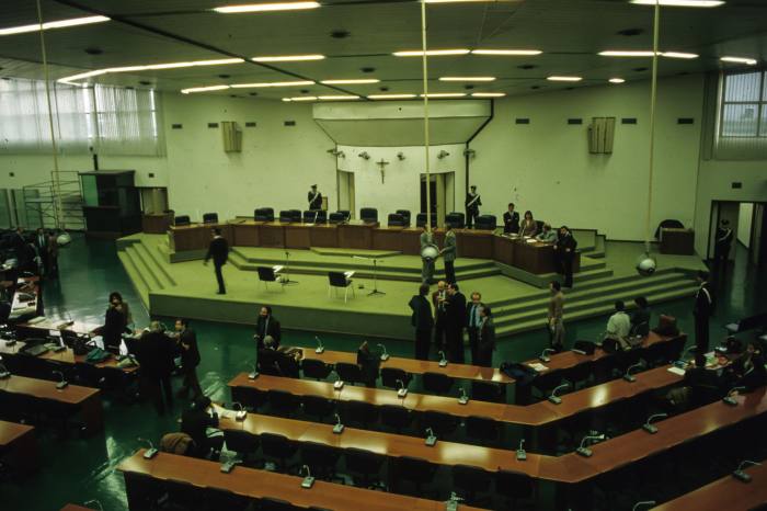 The Maxi trial against the Sicilian Mafia, which started in 1986 in Palermo. The largest trial in Italy since this begins later this month following a recent Gratteri investigation 
