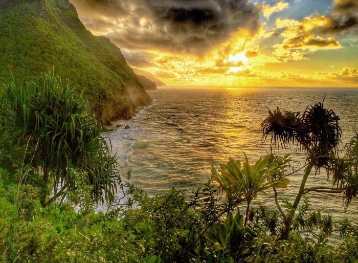 The north shore of Kauai, Hawaii