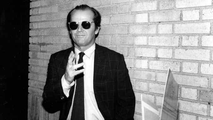 Jack Nicholson in signature shades, 1981