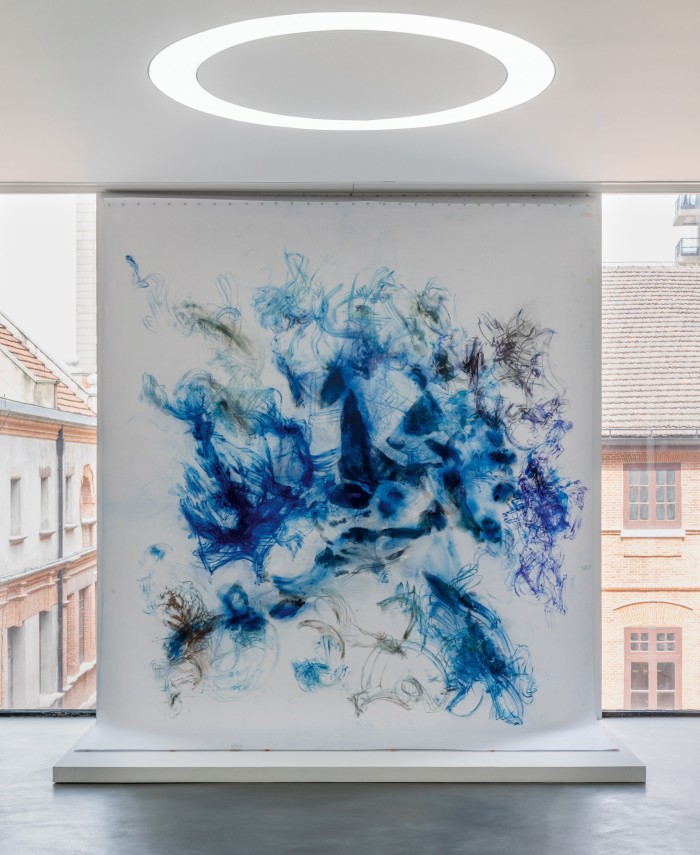 ‘Big blue(s)’ by Tosh Basco as seen in the Rockbund Art Museum, Shanghai