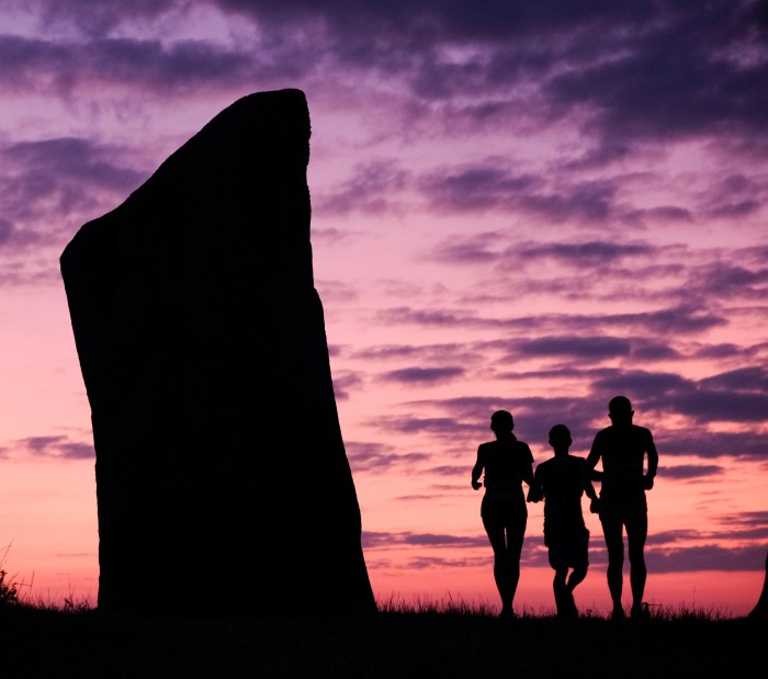 Race to the Stones’ finish line at Avebury stone circle