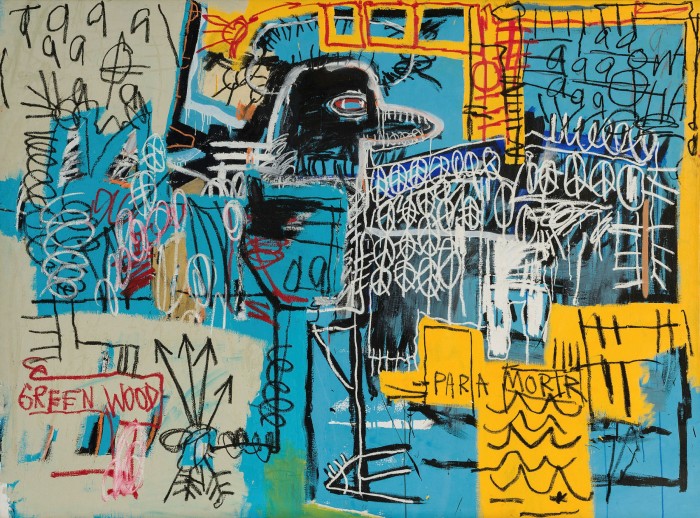 ‘Bird on Money’ (1981) by Jean-Michel Basquiat was acquired by the Rubells in 1981