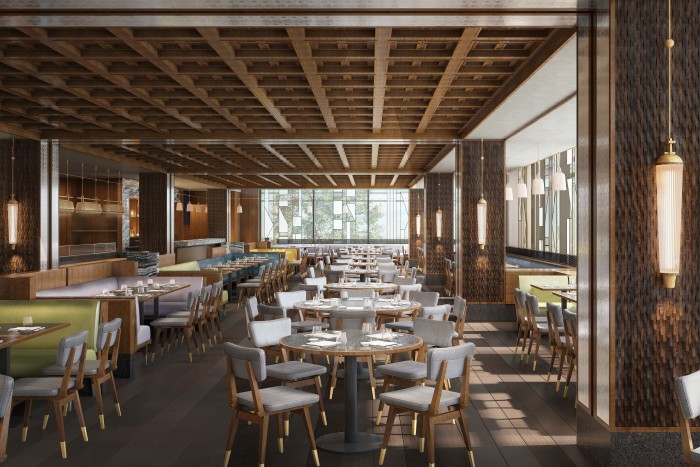 With an interior that references Japanese arts and crafts, Nobu’s new Marylebone home also has a year-round outdoor terrace