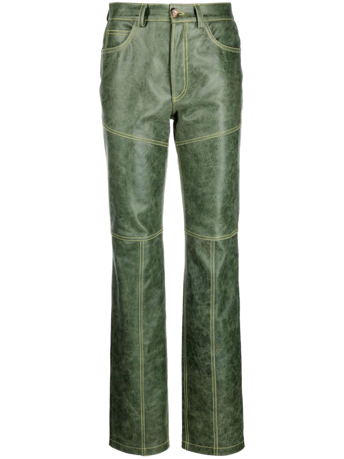 Cormio leather trousers, £744, modesens.com