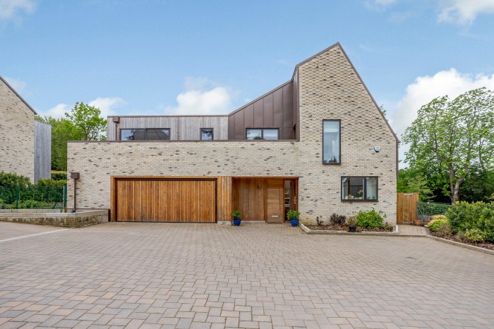 A five-bedroom 3,630sq ft house built with hemp concrete, panels and bricks and timber near Oxford, £1.6mn, through Knight Frank