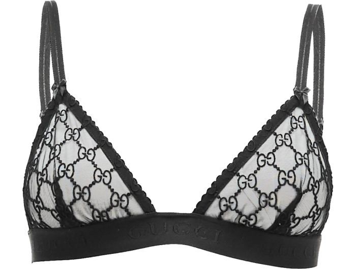 Gucci jacquard-tulle bra, £650 (with matching briefs), matchesfashion.com