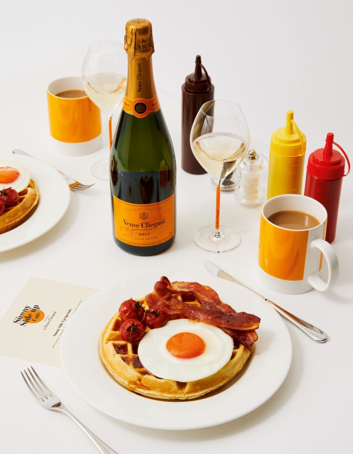 Veuve Clicquot opened a pop-up greasy spoon in London this year