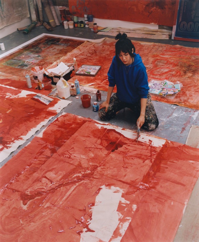 Mandy El-Sayegh in her south London studio