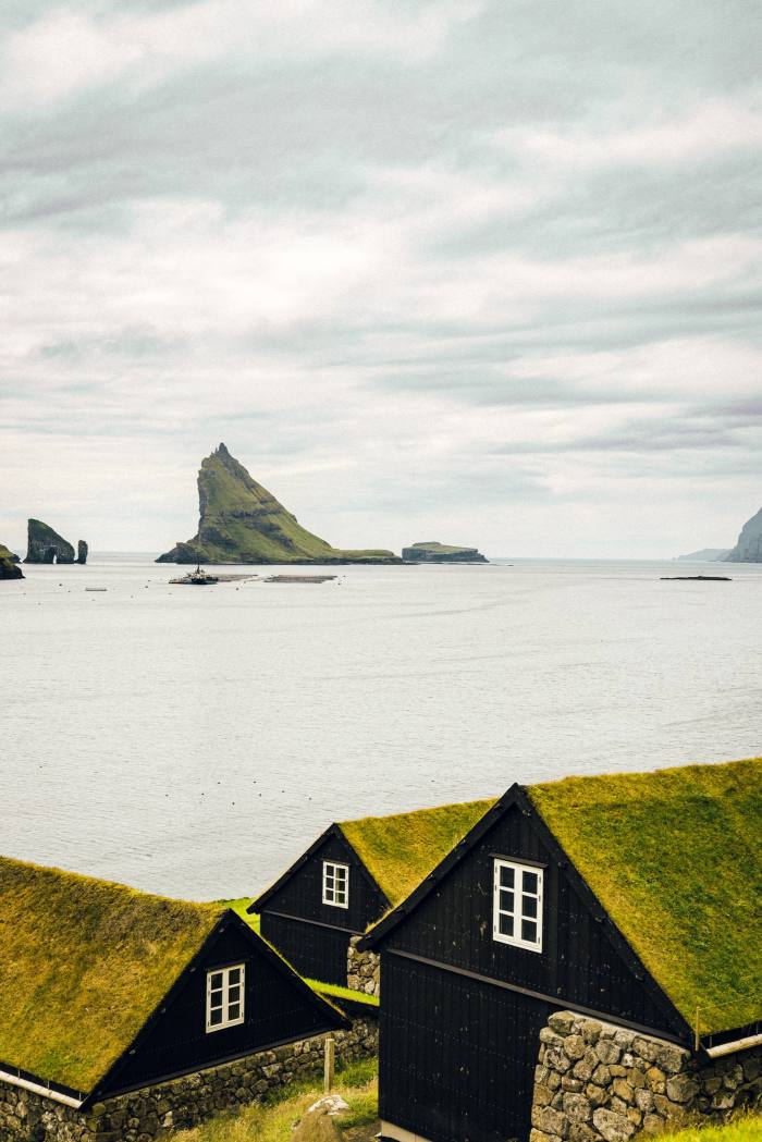 The village of Bøur in the Faroe Islands