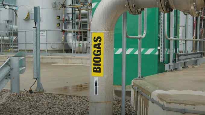 Northumbrian Water facilities for generating biogas in north-west England