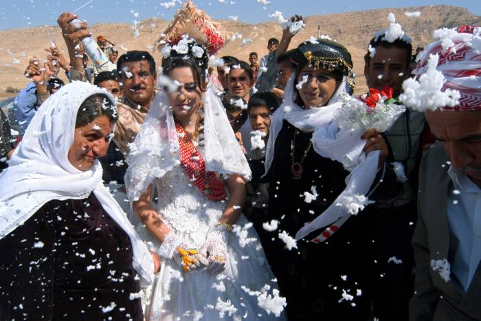 A Yazidi wedding in Mosul in 2003