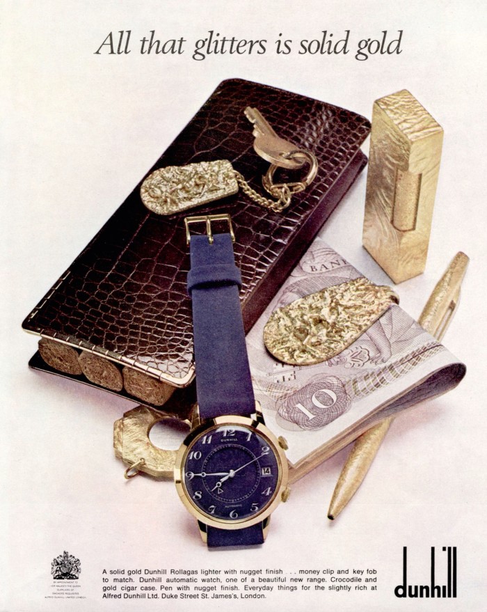An advert for Dunhill from the 1960s