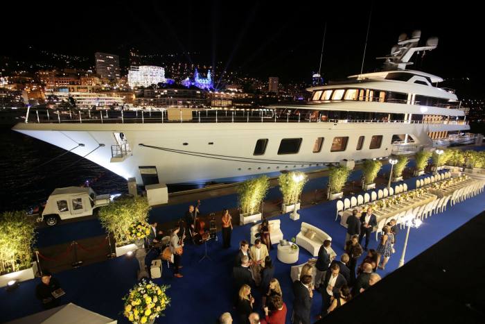 The Monaco Yacht Show, where those who offer or arrange  home finance pursue potential clients