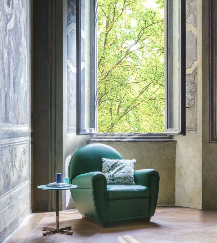 Poltrona Frau’s new Future of Heritage collection will include a reimagining of its well-known Vanity Fair armchair