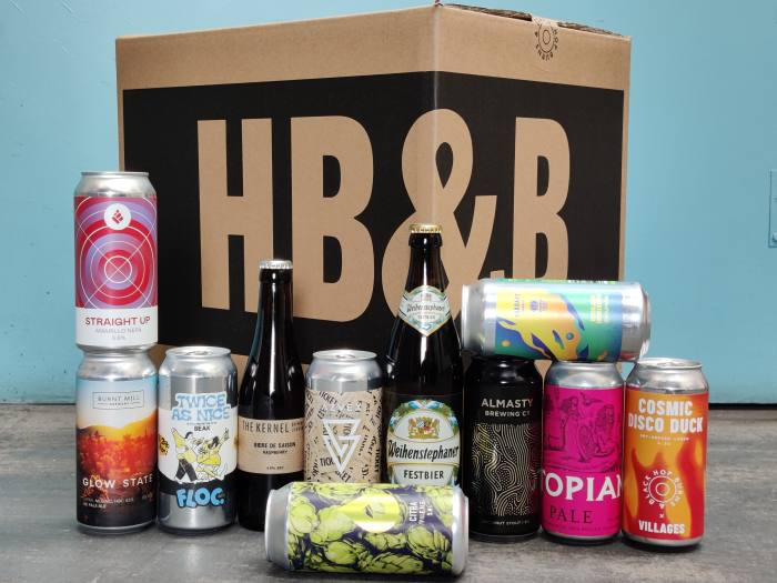 Hop, Burns & Black mixed-case craft-beer subscription, £141 for three months