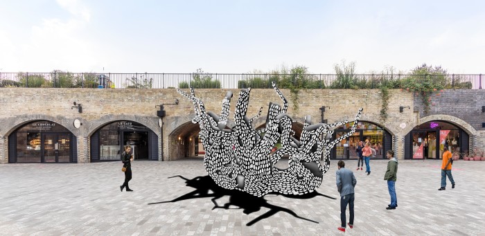 Artist’s impression of the French designer Marlène Huissoud’s new installation Unity at Coal Drops Yard
