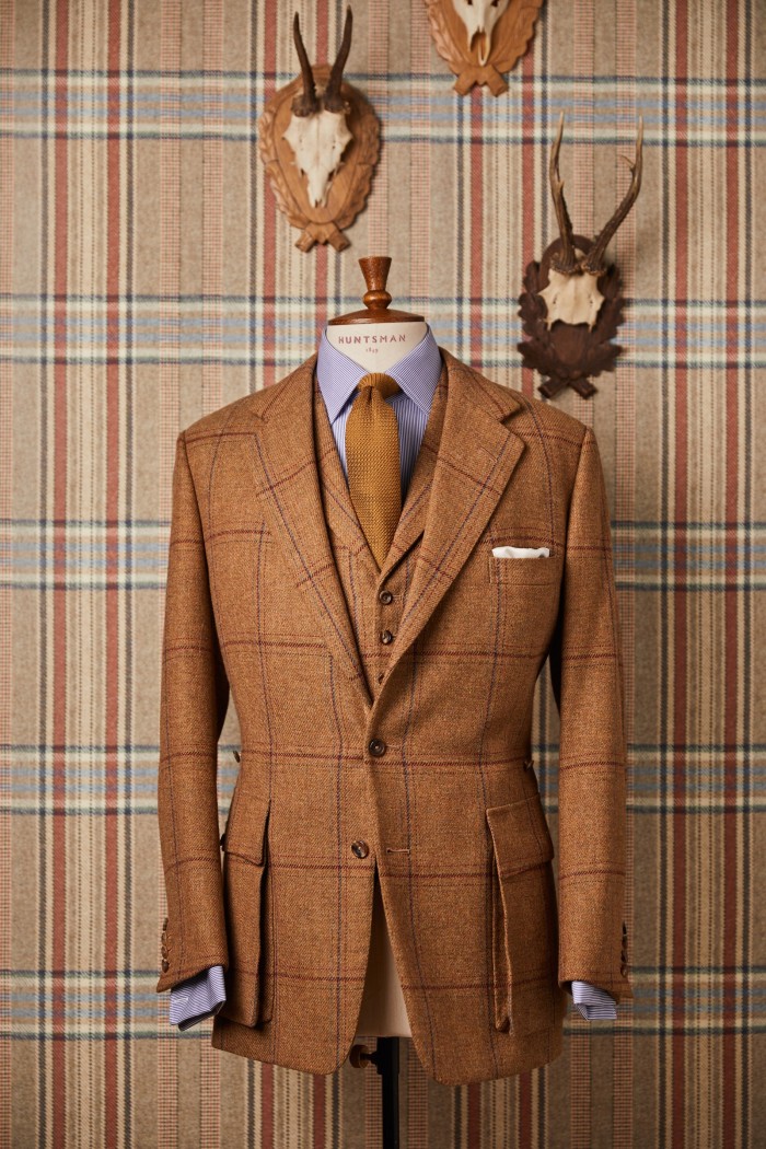 A Huntsman tweed jacket from its archive