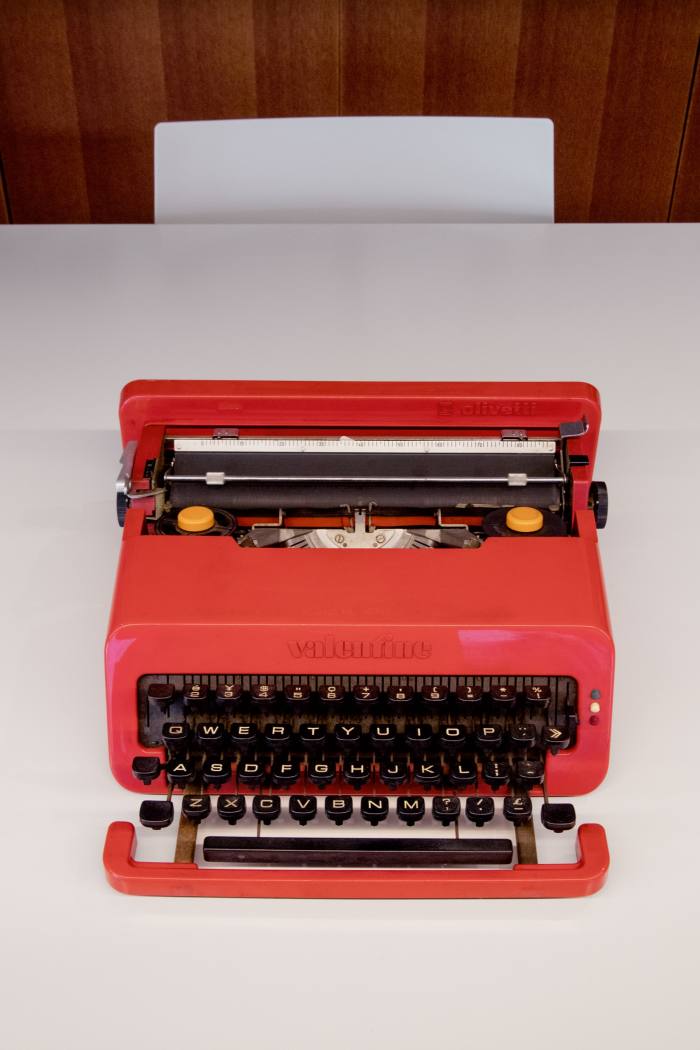 His typewriter by Ettore Sottsass
