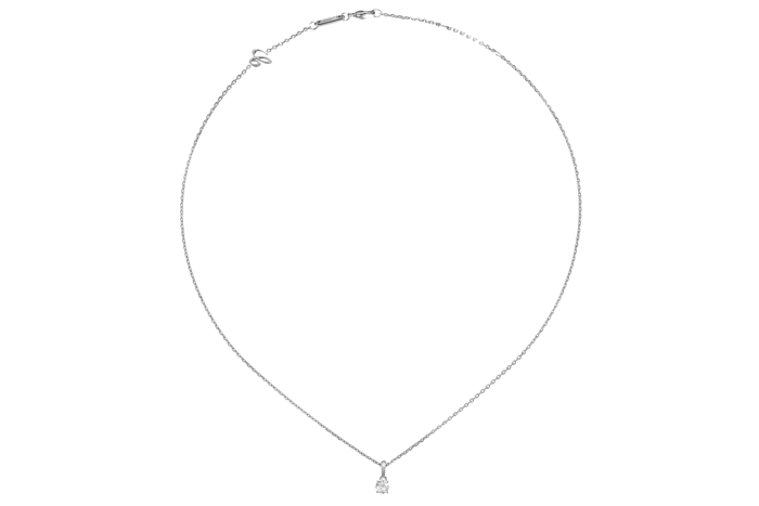 Chopard ethical white-gold and diamond pendant necklace, £3,030