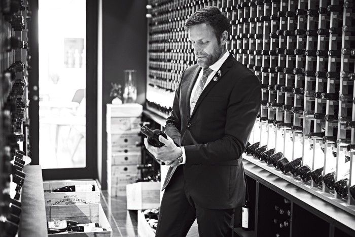 Søren Ledet, wine director and co-owner of Geranium, Copenhagen