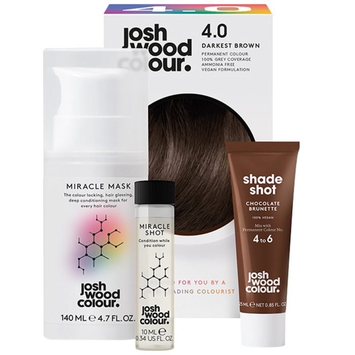 Josh Wood Colour Miracle System Chestnut Brunette and Miracle Mask, £49