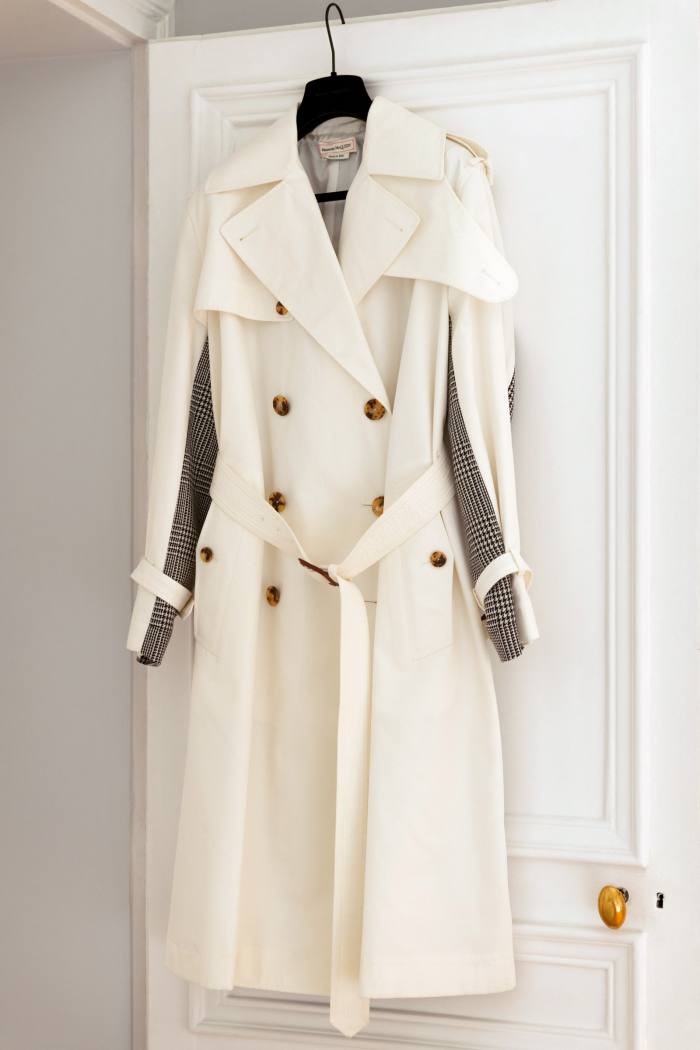 Choisne’s Alexander McQueen trench coat