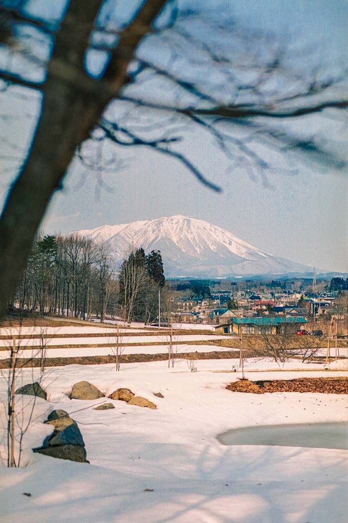 The view of Mount Iwate from the Grand Seiko Studio Shizukuishi