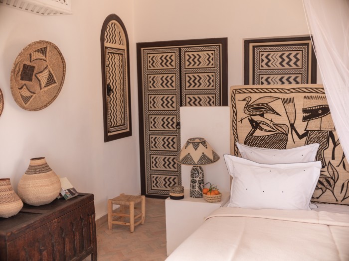 The African Suite, featuring a selection of vintage African artefacts 
