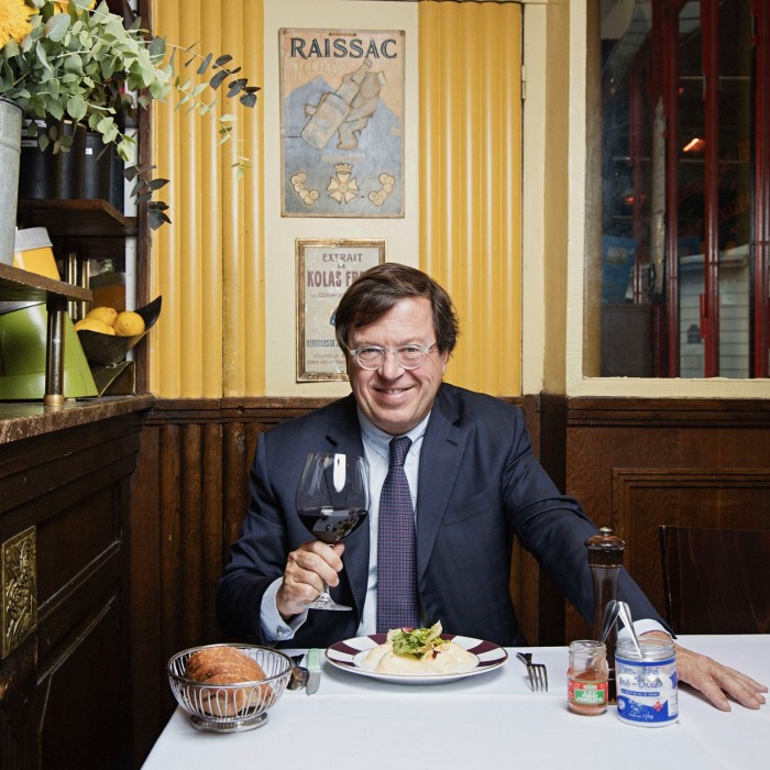 Michel Bernardaud at Yves Camdeborde’s restaurant Le Comptoir, in Paris